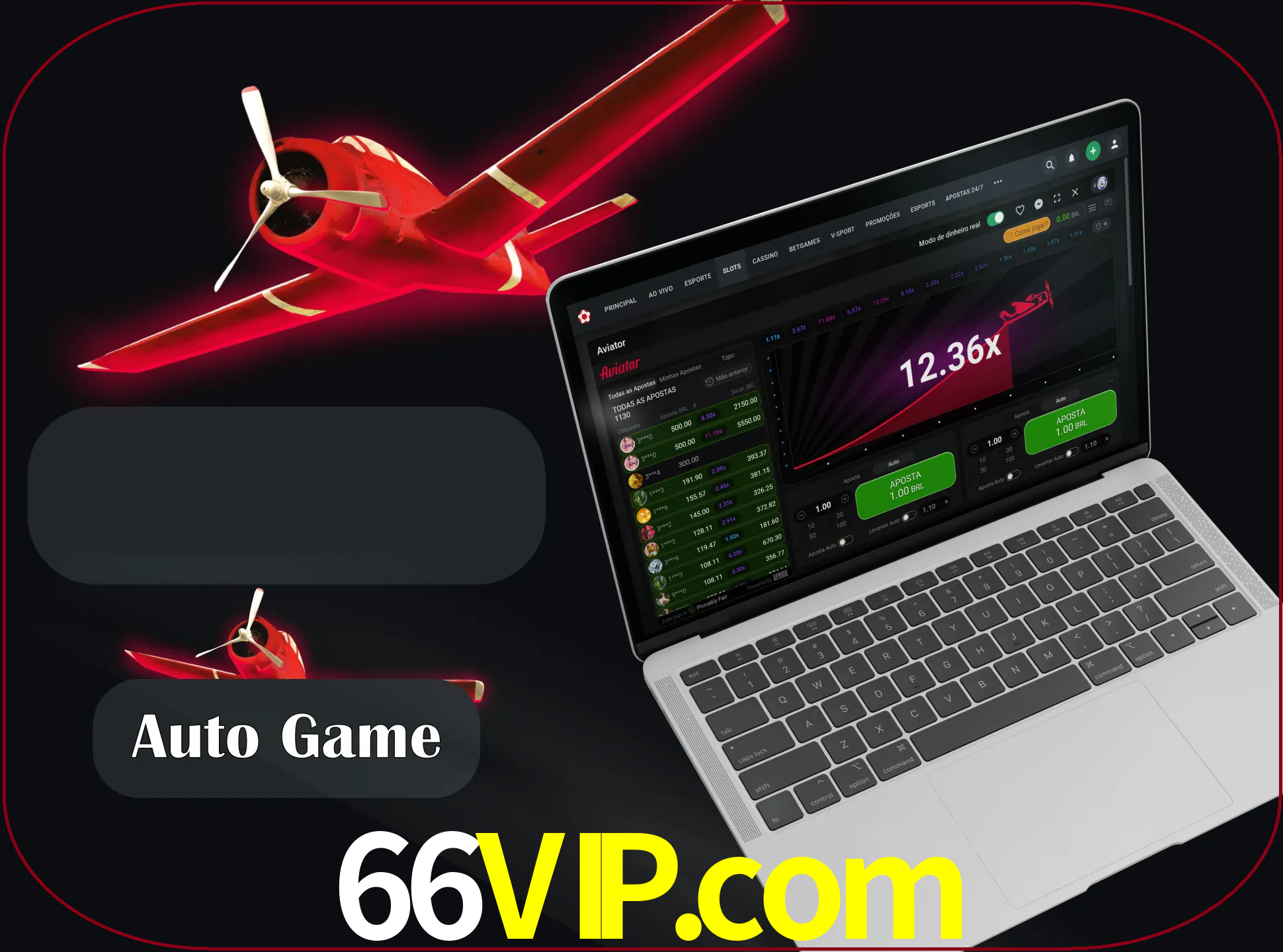 No modo automático, os jogos apostam e sacam seu dinheiro automaticamente.