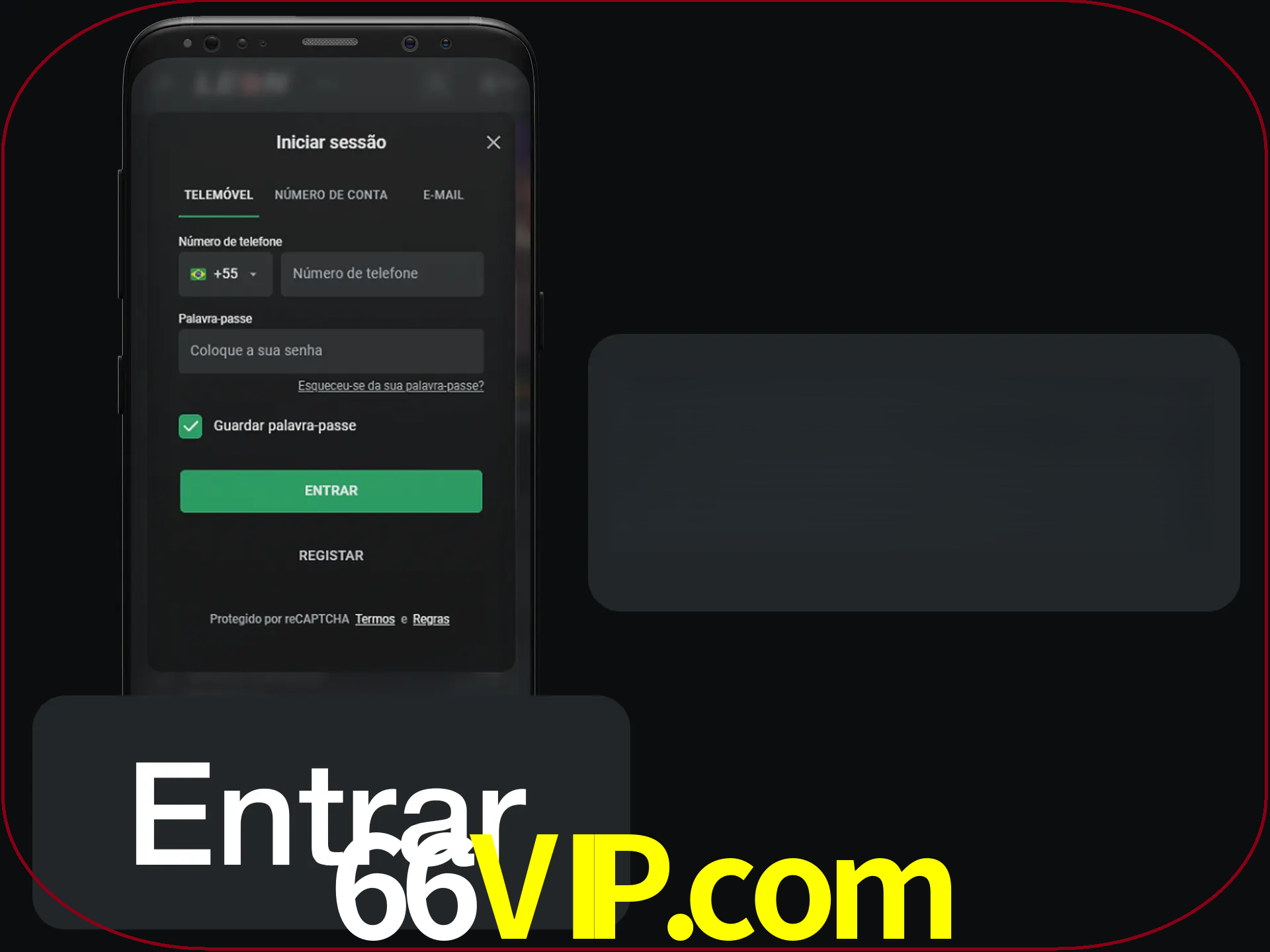 Faça o login para começar a apostar e jogar no cassino.