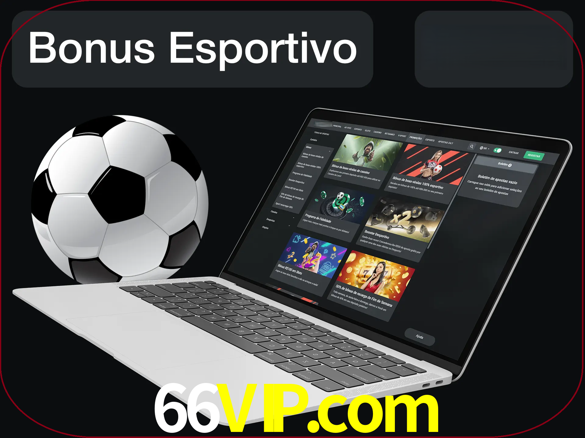 Antes de começar a apostar, use o bônus esportivo.